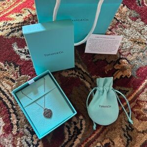 Return to Tiffany Heart Tag Pendant Necklace Sterling Silver
